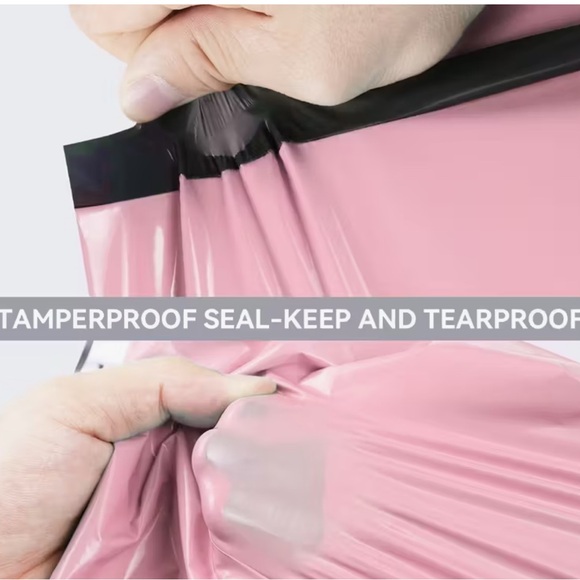 Pink poly mailers - 6x9 25 Pack - Picture 3 of 3